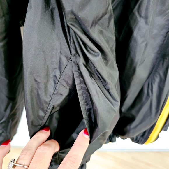 Marquis Sport Reversible Jacket M Yellow & Black Zip-Up‎ ~JA92.1.12 - Picture 7 of 9